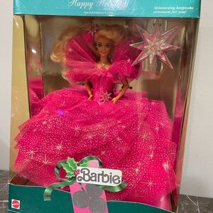 1990 Mattel Happy Holidays Barbie Doll NRFB